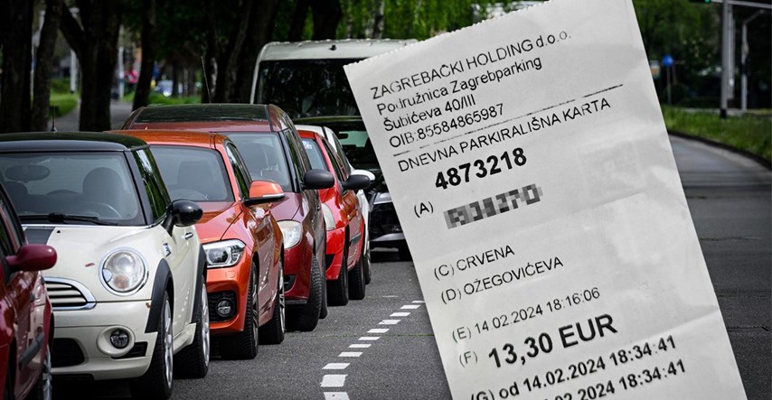 Platio parking u Zagrebu, greškom umjesto "O" upisao "0". Holding ga kaznio