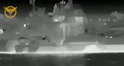 VIDEO Ukrajinci objavili snimku noćašnje akcije: Pogodili smo dva ruska broda