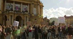 Studenti zagrebačkog prava održali prosvjed, traže ukidanje poskupljenja studiranja