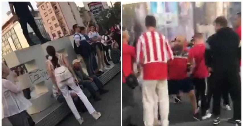 Delije i Gate 7 u centru Beograda napali djevojku s obilježjima Partizana