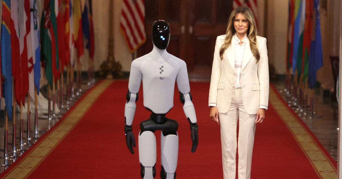 Melania Trump u Bijeloj kući ugostila humanoidnog robota