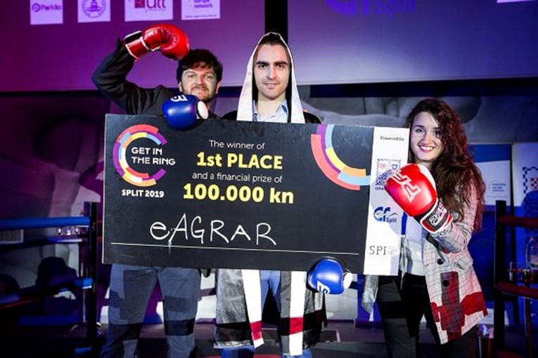 Startup eAgrar osvojio 100 tisuća kuna na natjecanju Get in the Ring u Splitu