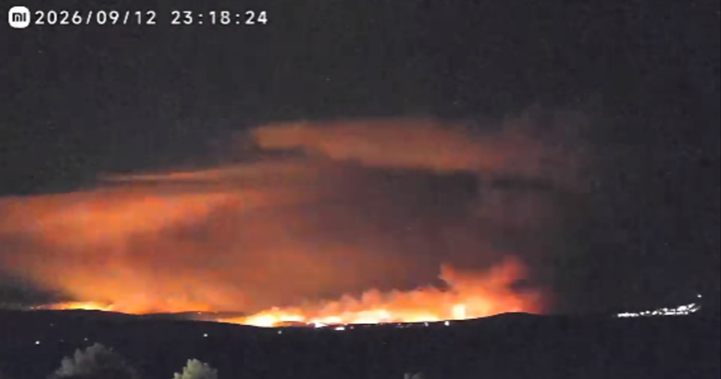VIDEO Timelapse pokazuje koliko se vatra približila Milni
