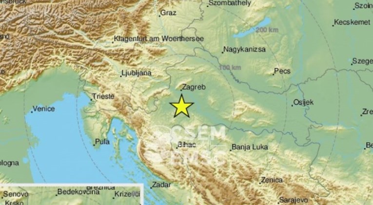 Jutros slabiji potres kod Petrinje, ljudi javljaju da se osjetio u Velikoj Gorici