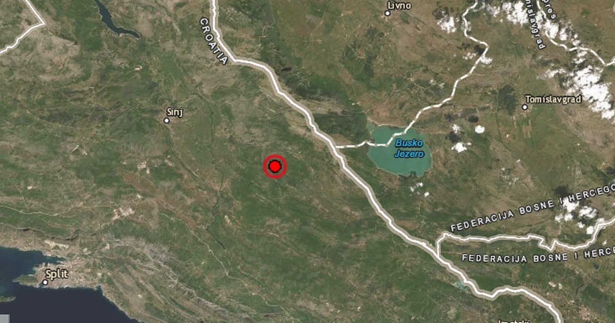 Seizmologinja o sinoćnjem potresu: Ovo je seizmički izrazito aktivno područje