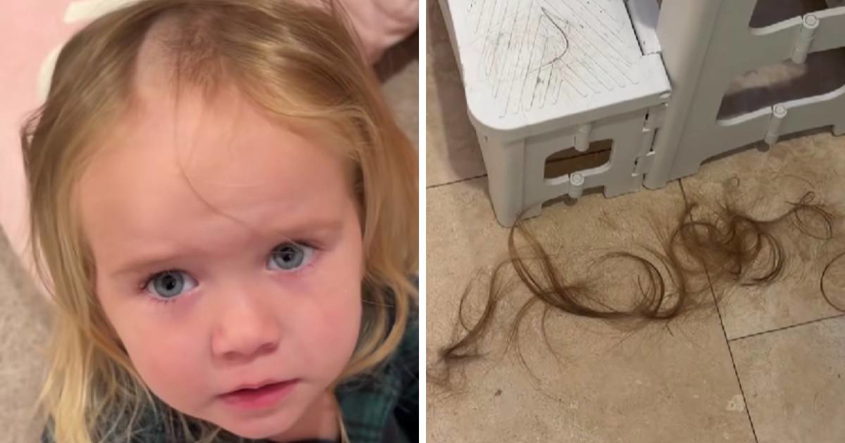 Dvogodišnjakinja se dokopala aparata za šišanje, majka nije mogla vjerovati što vidi