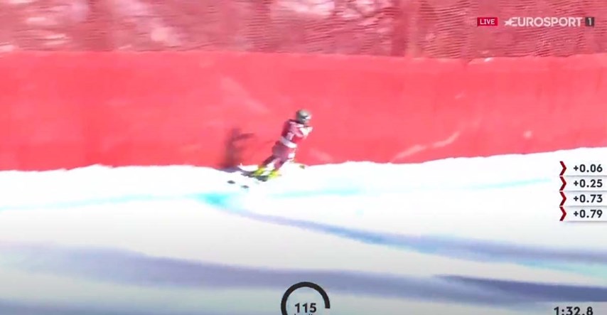 VIDEO Austrijska skijašica u stravičnom padu pri 115 km/h izletjela sa staze u šumu