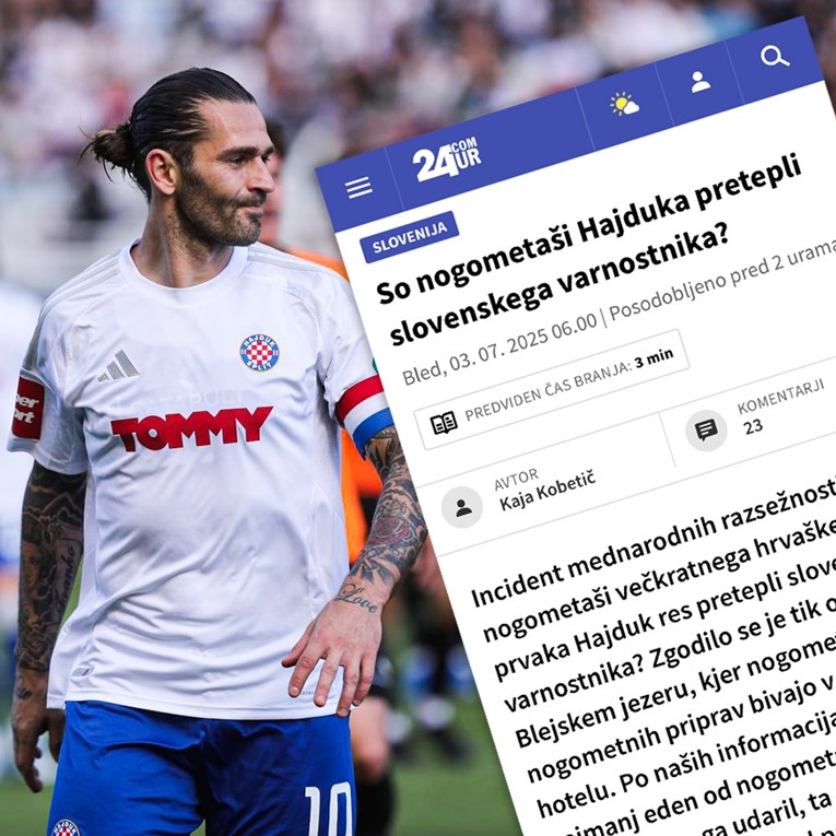 Slovenci: Livaja je udario zaštitara šakom u lice i slomio mu zub