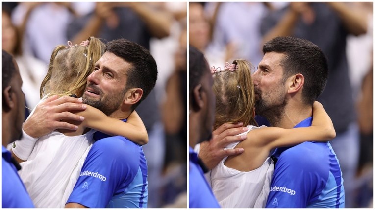 Novaku Đokoviću nakon osvajanja US Opena u zagrljaj dotrčala kći Tara