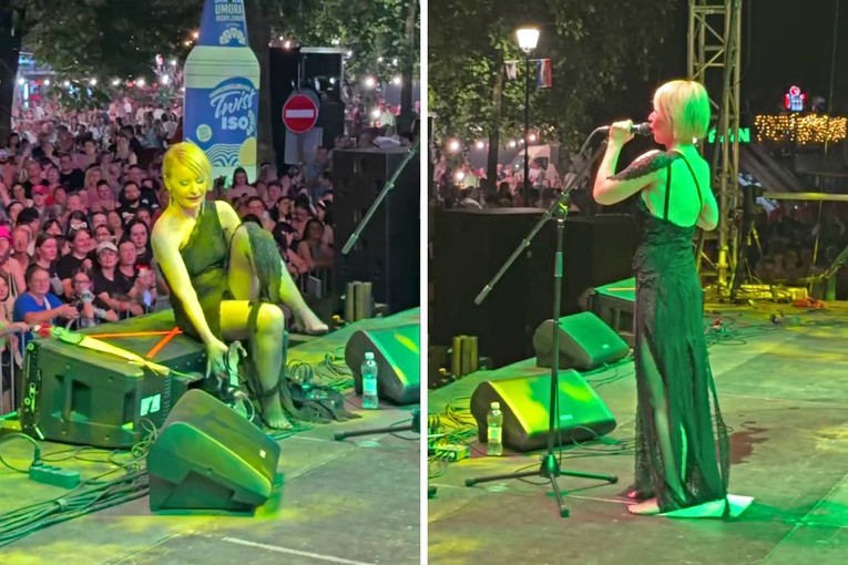 Danijela Martinović izula štikle na koncertu: "Najljepše trenutke sam pjevala bosa"