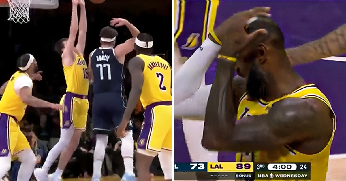 Pogledajte LeBronovu reakciju na čudesnu asistenciju Dončića
