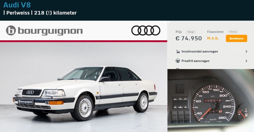 FOTO Prodaje se "novi" Audi V8 star 30 godina