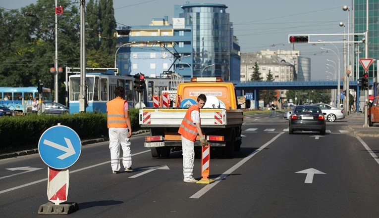 Radovi na raskrižju Vukovarske i Savske u Zagrebu. Bit će poteškoća u prometu