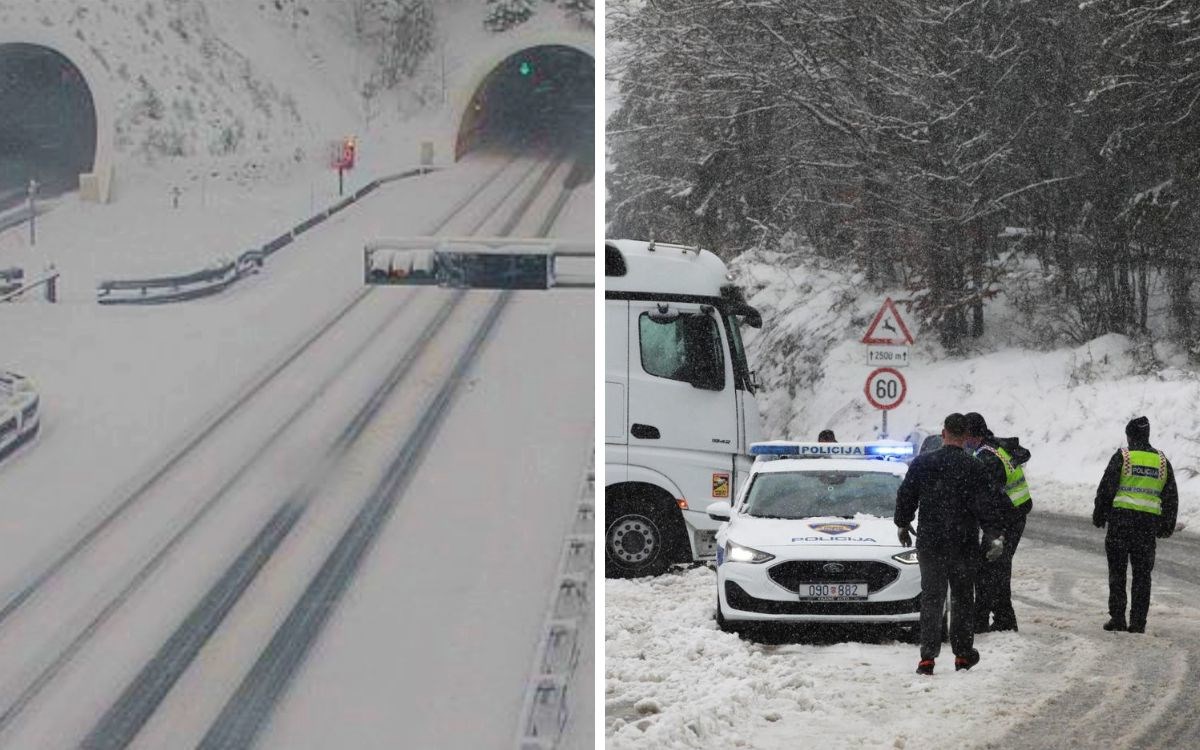 FOTO Ovako izgleda autocesta Zagreb-Rijeka. Na terenu policija, isključuje vozila