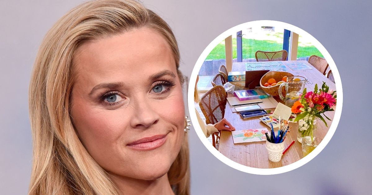 Reese Witherspoon koristi ratan u svojoj blagovaonici. Izgleda baš lijepo