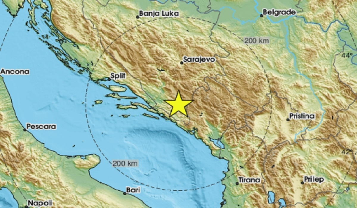 Potres u BiH od 3.2 po Richteru, osjetio se i u Hrvatskoj