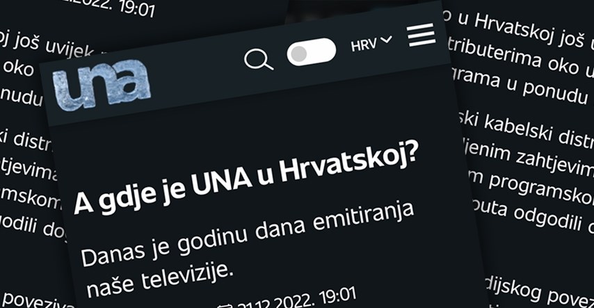 Ugašena zagrebačka redakcija UNA televizije