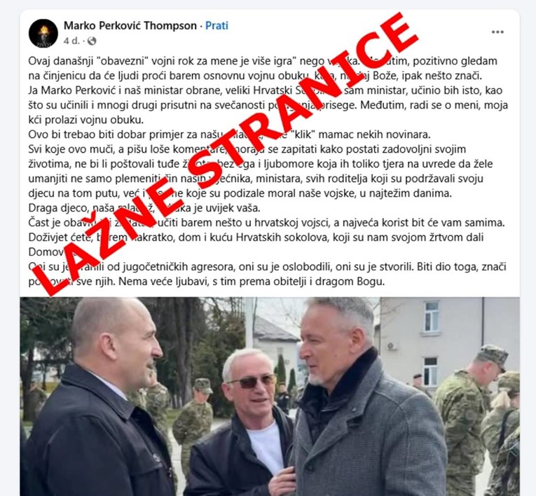 Na Thompsonovom profilu osvanulo upozorenje za njegove fanove