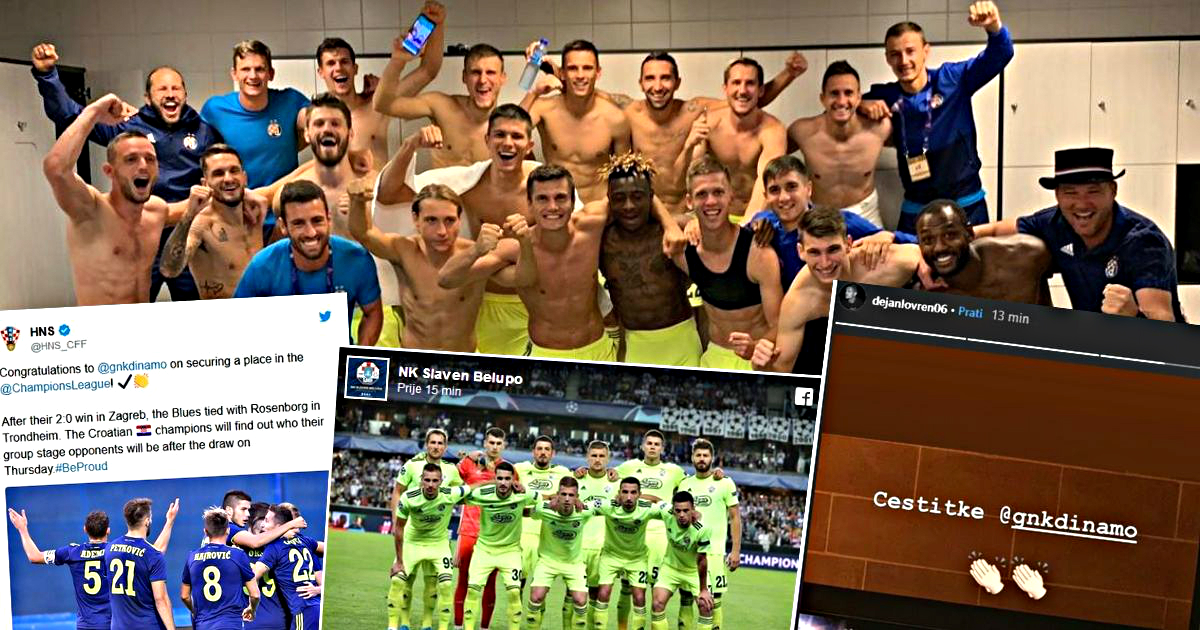 Brojne čestitke Dinamu na velikom uspjehu. Javila se i UEFA