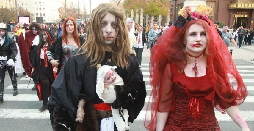 Centar Beograda danas je bio pun mladih u kostimima zombija, evo o čemu se radi