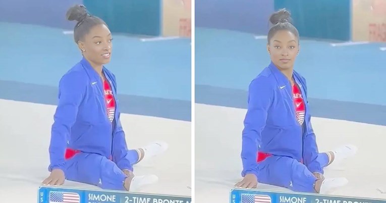 Simone Biles zbog videa od 3 sekunde postala hit na X-u. Pogledajte najbolje fore