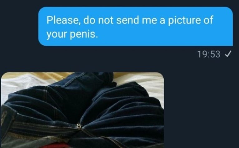 Cura dobila neželjenu fotografiju penisa pa postala hit zbog odgovora