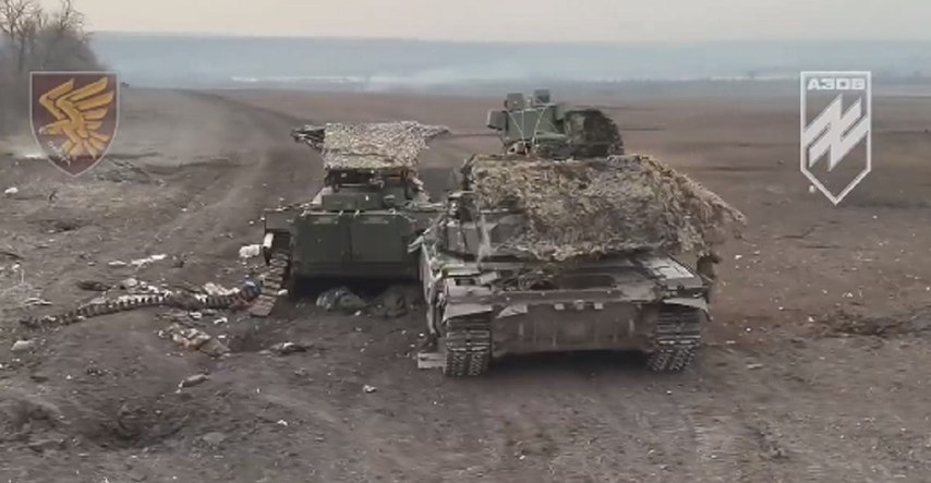 VIDEO Azov objavio snimku, žestoko bombardirali i uništili ruski konvoj