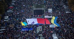 Deseci tisuća Čeha prosvjedovali u znak podrške Ukrajini. Obratila im se Zelenska