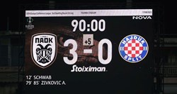"I pape i dida volili su dilda." Tako su Grobari kod PAOK-a dočekali Hajduk