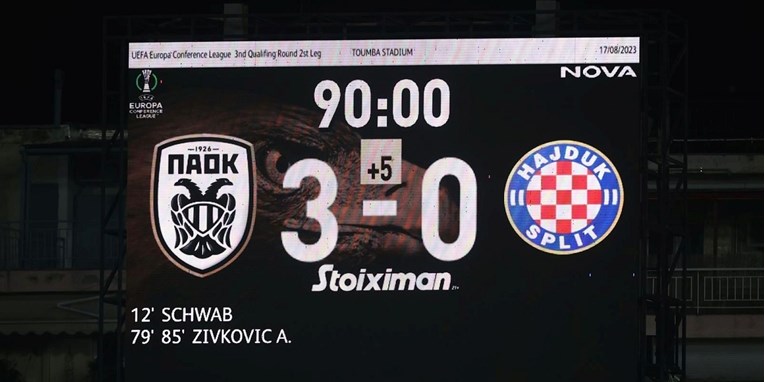 "I pape i dida volili su dilda." Tako su Grobari kod PAOK-a dočekali Hajduk