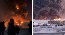 VIDEO Ogroman požar u Rusiji, golem oblak crnog dima nad Sankt-Peterburgom