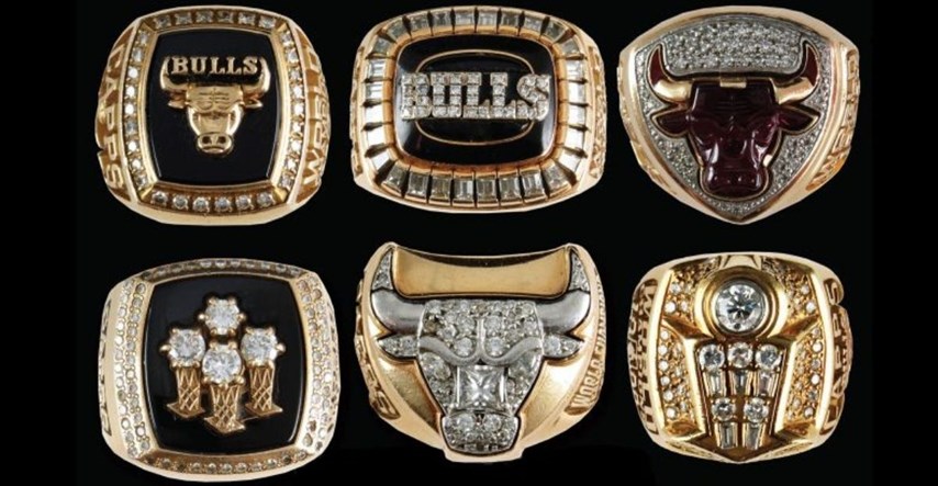 Prodaju se prstenovi za svih šest naslova Jordanovih Chicago Bullsa