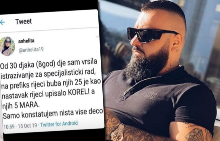 Tviterašica tvrdi: "Od 30 đaka njih 25 za nastavak riječi buba upisalo Corelli"