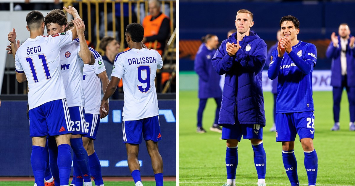 Hajduk i Dinamo su najveći dobitnici nakon europskih utakmica