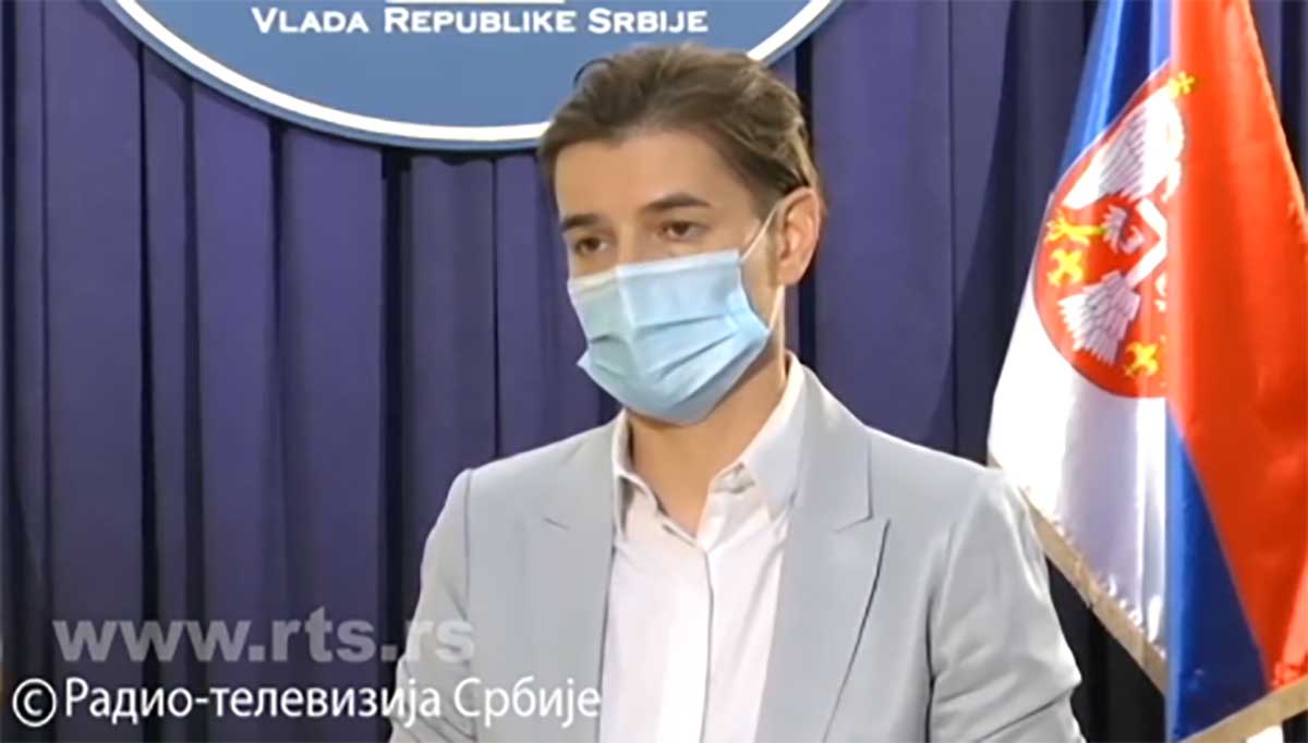 Srpska premijerka: Nisam sretna što se građani okupljaju