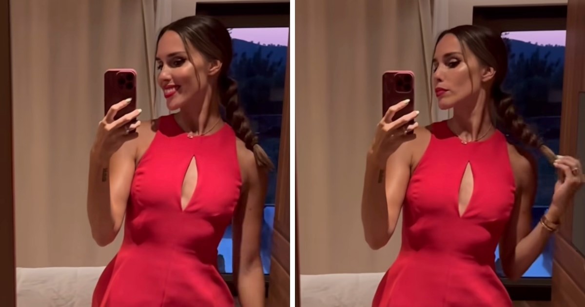 Franka Batelić zablistala u crvenoj haljini s odvažnim izrezom