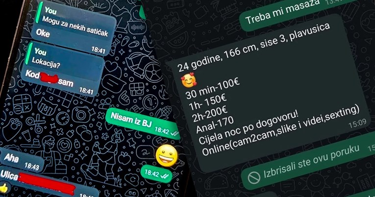 Bjelovarčanka: Na mobitelu bivšeg sam otkrila prostituciju u salonu za masažu