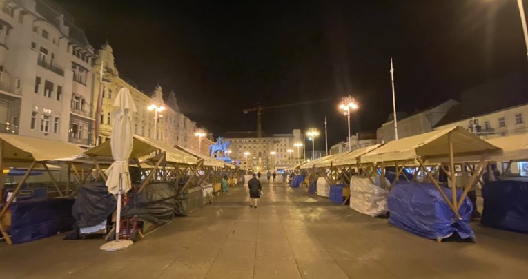 Petek objavio fotografije iz centra Zagreba: Seljakluk na Trgu