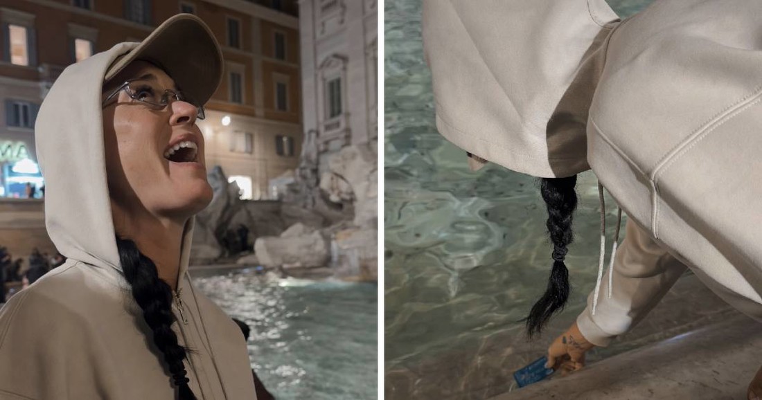 Ljudi ne mogu vjerovati što je Katy Perry napravila pored Fontane di Trevi 
