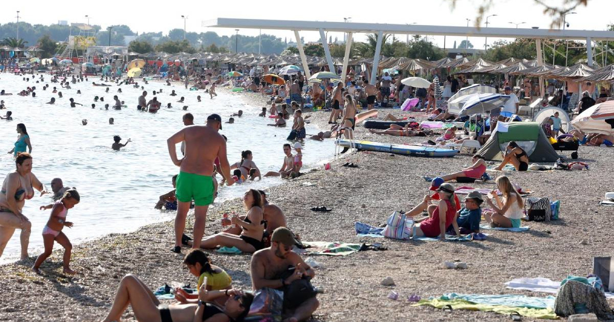 FOTO Ovako je danas izgledala plaža Rezalište u Brodarici