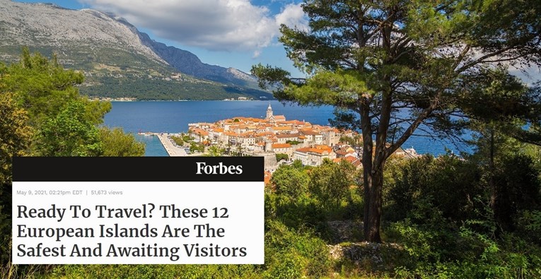 Forbes među 12 najsigurnijih i najboljih destinacija za odmor uvrstio i hrvatski otok