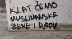 FOTO U Čapljini osvanuli prijeteći grafiti protiv Bošnjaka s ustaškim simbolima