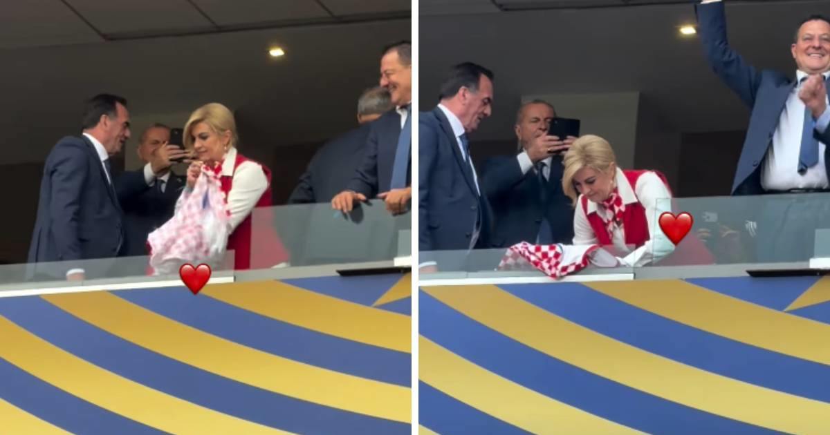 Kolinda Grabar-Kitarović oduševila navijače potezom nakon utakmice