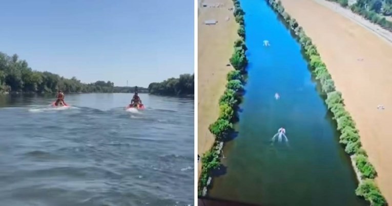 VIDEO Pogledajte ophodnju jet-skijevima po Savi