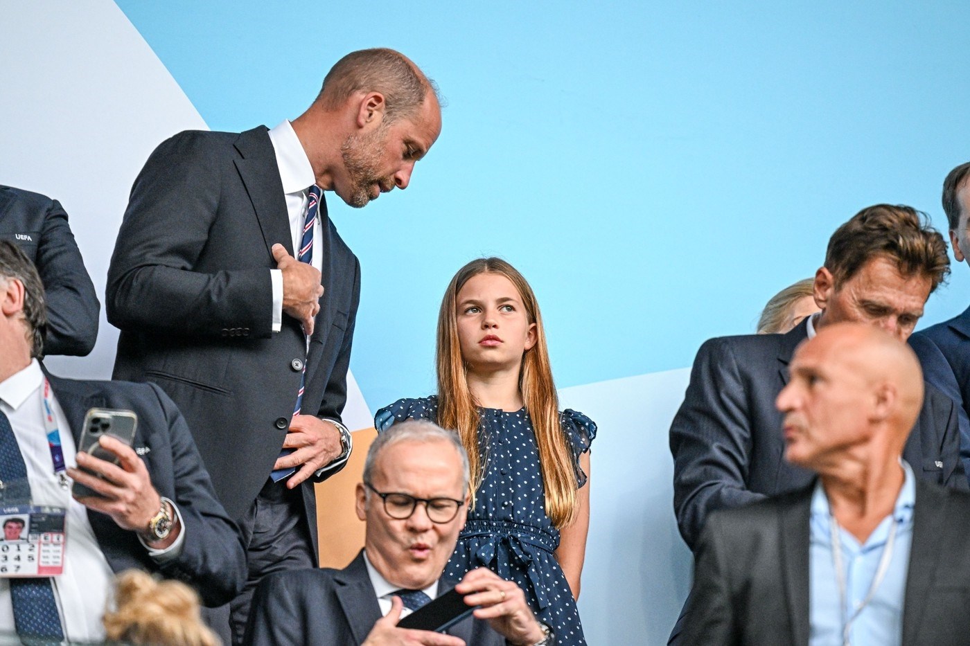Princ William na utakmicu je poveo svoju kćer Charlotte koja obožava nogomet
