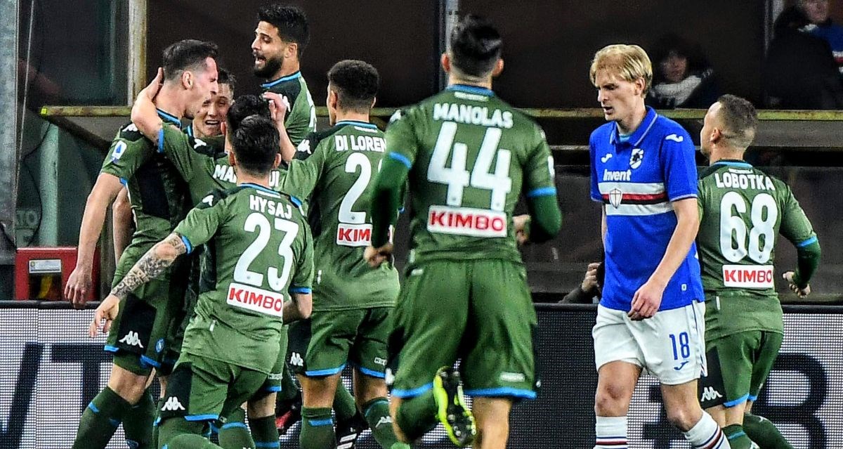 SAMPDORIA - NAPOLI 2:4 Mertens zabio s 30 metara za drugu vezanu pobjedu