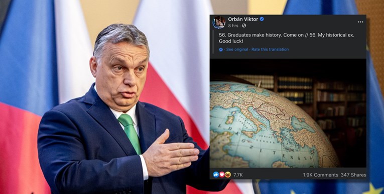 Orban na Facebooku opet objavio kartu velike Mađarske