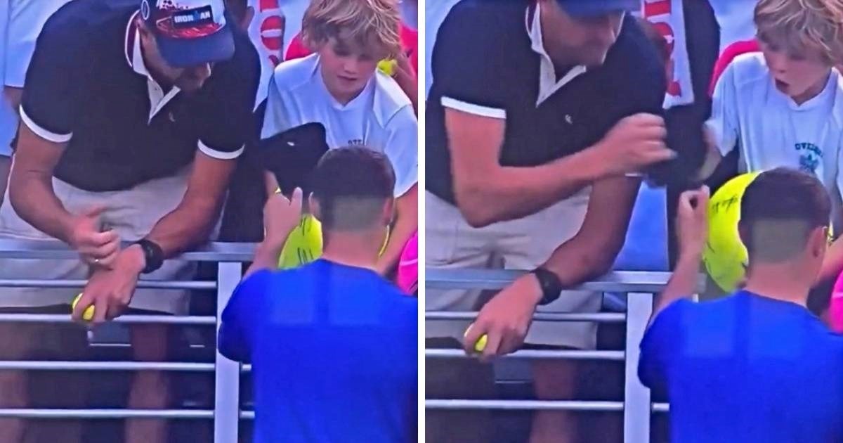 Čini se da svi imaju isto mišljenje o čovjeku koji je oteo kapu dječaku na US Openu