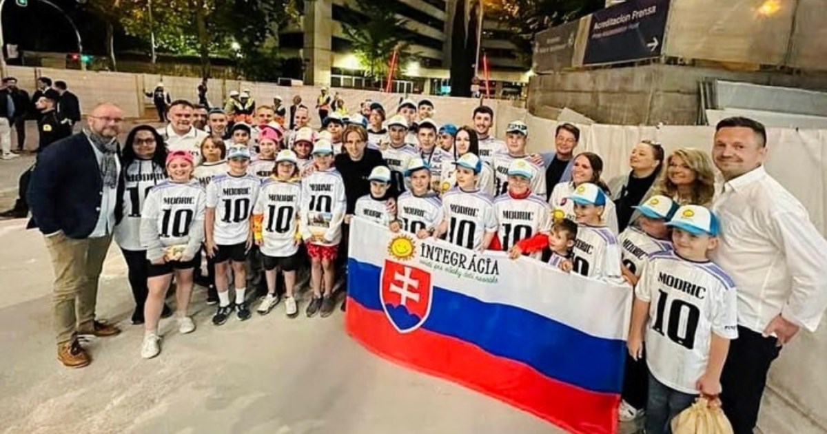 Djeca iz Slovačke stigla u Madrid radi Modrića. Slikao se s njima i dao autograme