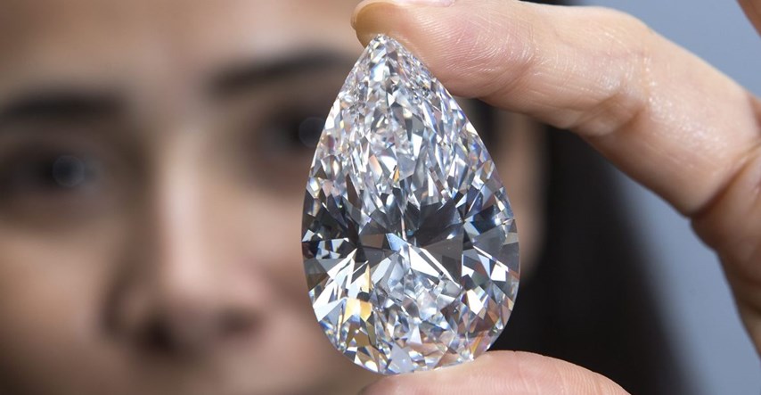 Najveći bijeli dijamant ima 228 karata, a mogao bi biti prodan za 207 milijuna kuna